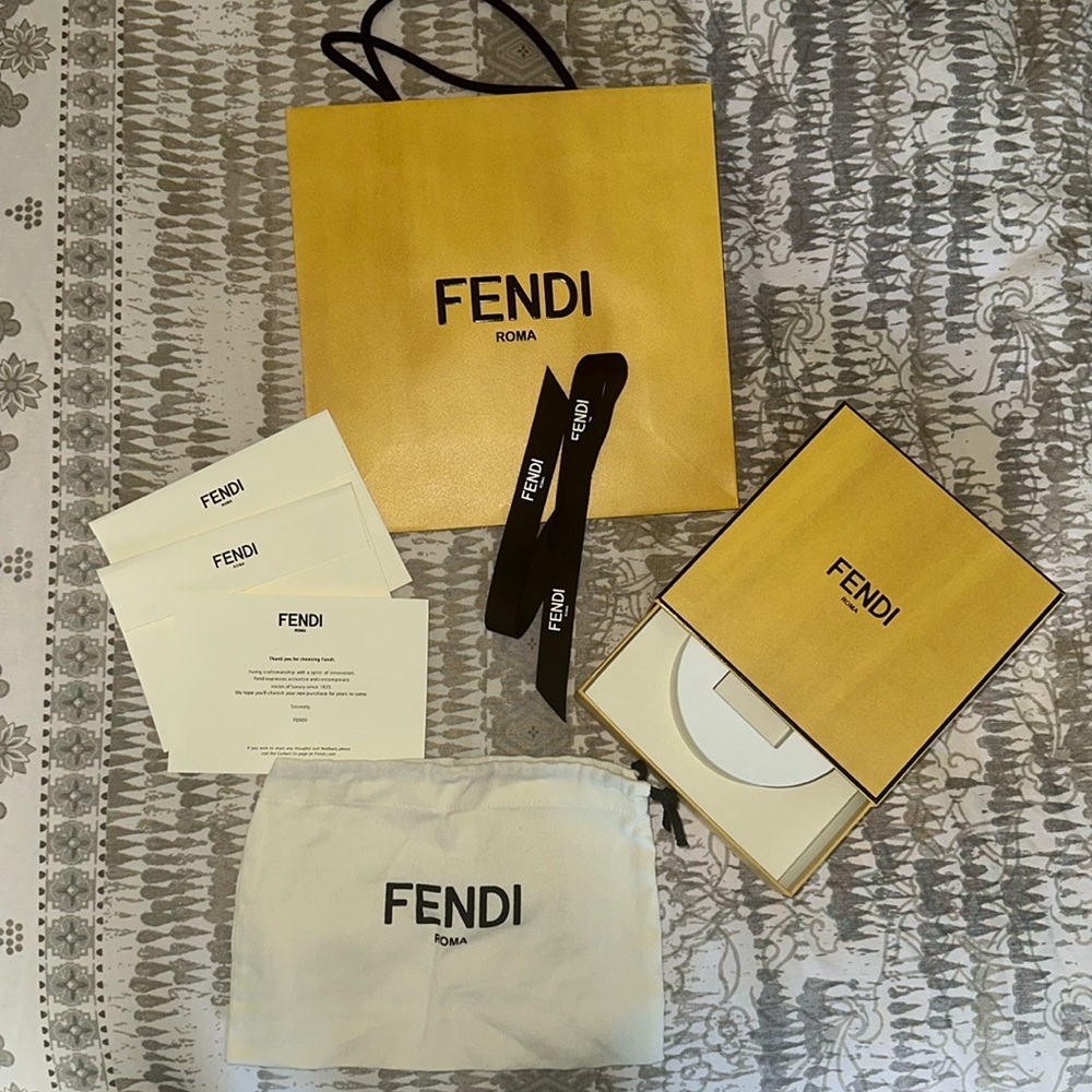 Fendi Gift Set (belt box, shopping bag, dust bag, ribbon, and receipts)